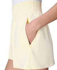 Sweaty Betty Women's Cloudweight Smocked-Waist Pull-On Shorts