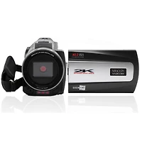 Minolta MN2K50NV 2.7K Qhd 48MP 3" Touchscreen Night Vision Camcorder, Black