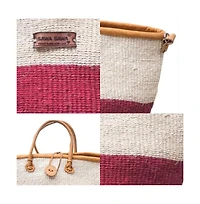 Life s Horizon Handmade Sisal Market Tote Basket