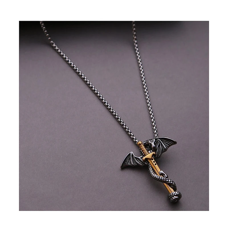 Sohi Women's Winged Pendant Necklace