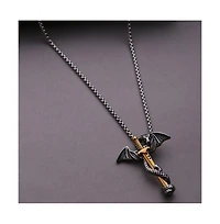 Sohi Women's Winged Pendant Necklace