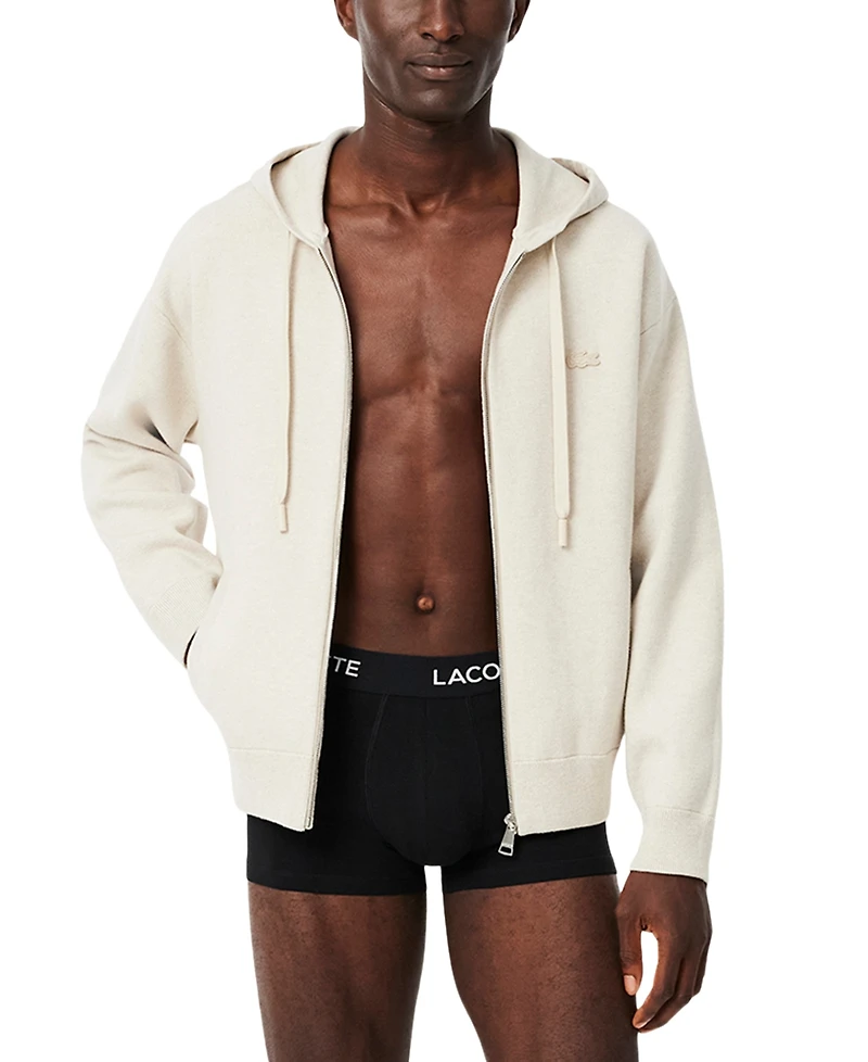 Lacoste Men's 5-Pack Regular-Fit Stretch Logo Band Trunk Underwear