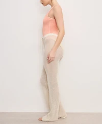 Good American Women's Crochet Pants Swim Cover-Up