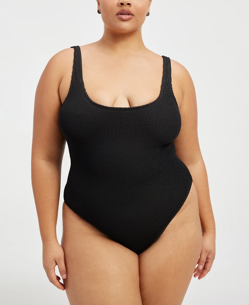 Good American Women's Always Fits Modern Tank Swimsuit