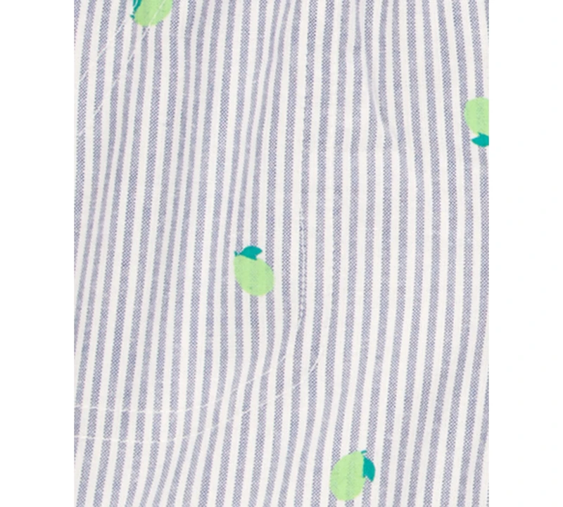 Carter's Baby Boys Cotton Polo Bodysuit & Striped Shorts, 2 Piece Set
