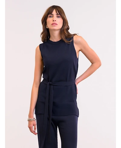 Celtic & Co. Women's Fine Knit Sleeveless Tunic