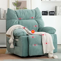 Dyhome Dining Chairs Set of 2, Kitchen Room Chairs, Mid Century Modern Upholstered Boucle