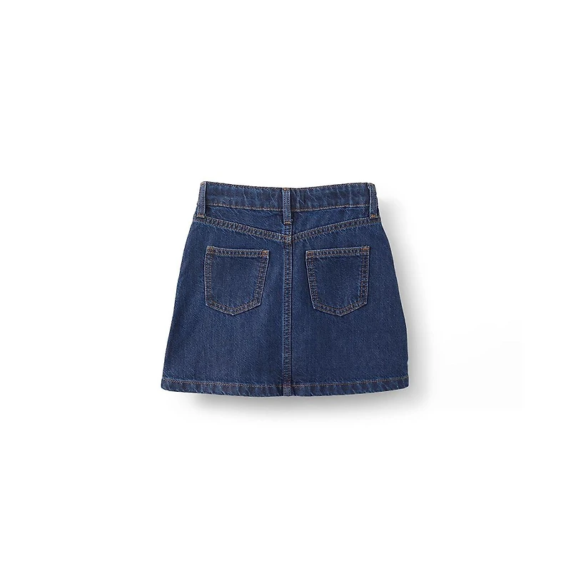 Cotton On Girls Little/Big Alayna Aline Denim Skirt