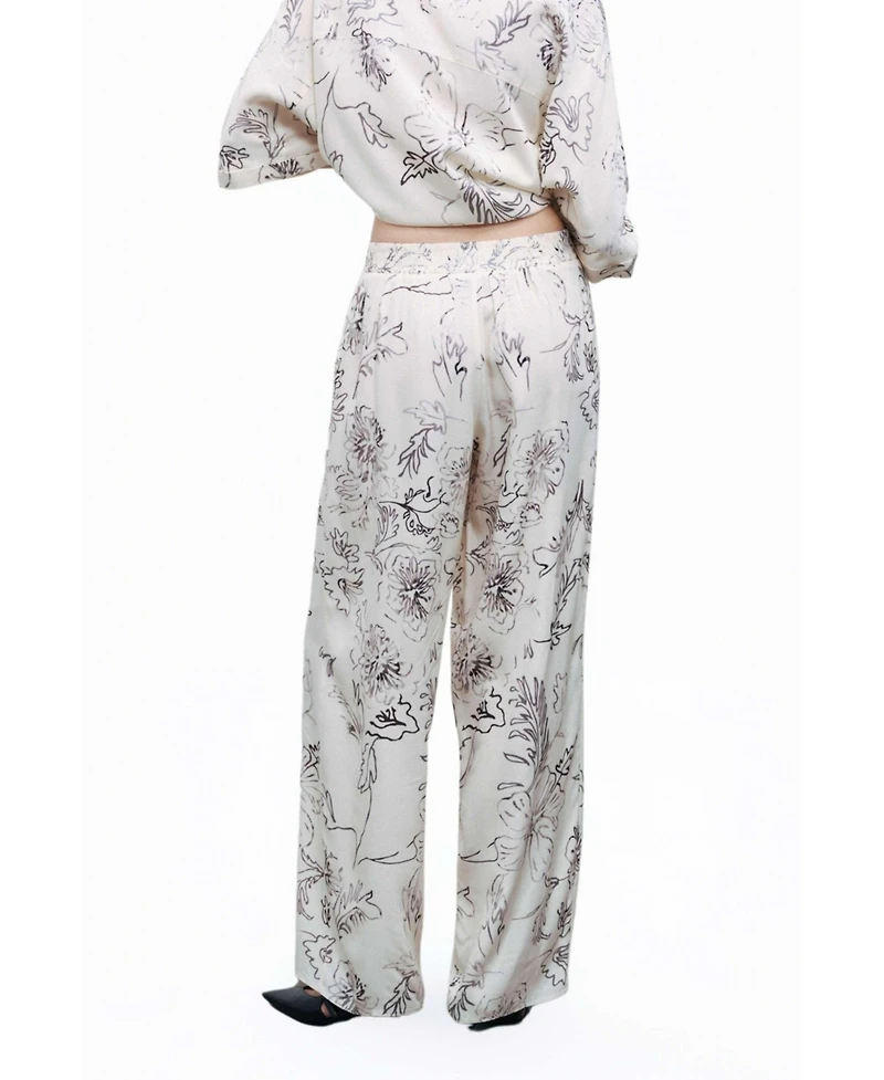 Nocturne Women's Patterned Jacquard Pants