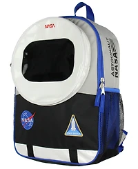 Nasa Astronaut 17" Backpack Space Shuttle Meatball Patches Travel Book Bag For Daily Use