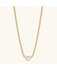 Balanced Mind Mother Of Pearl Evil Eye June Birthstone Necklace