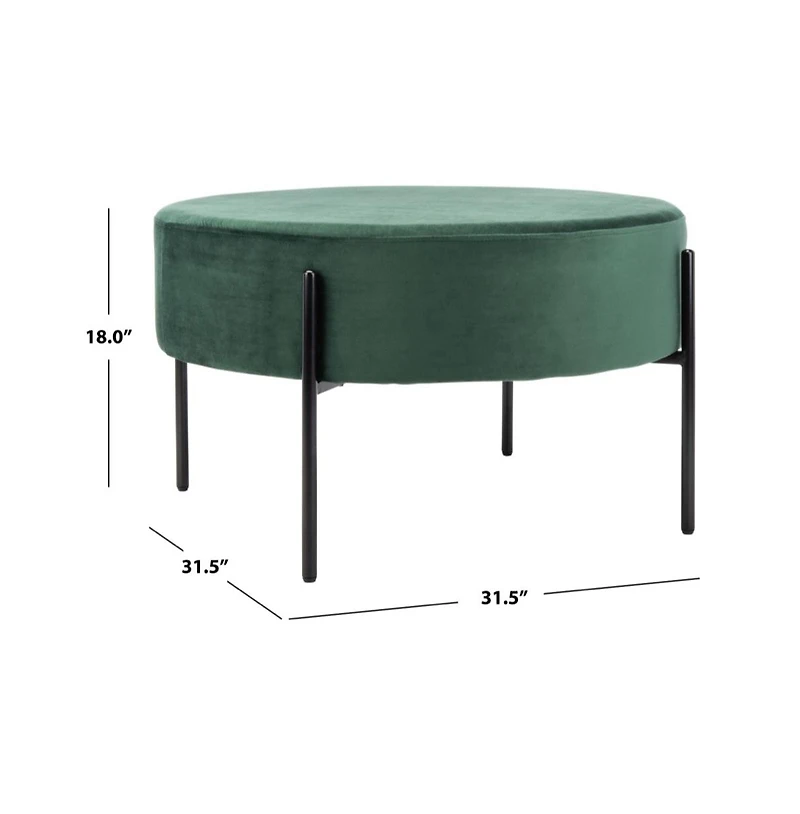 Lisbon Round Cocktail Ottoman