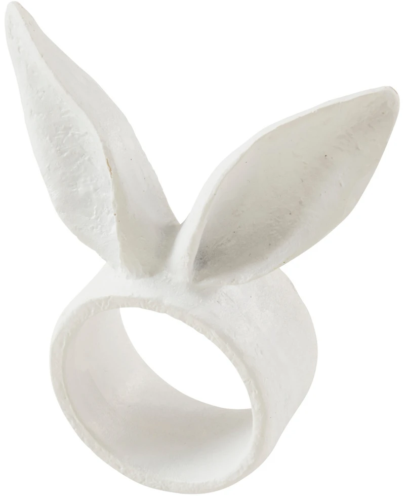 Saro Lifestyle Playful Bunny Ears Napkin Rings, Set of 4