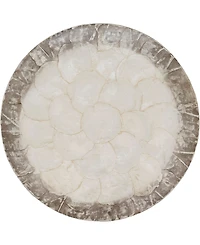Saro Lifestyle Glow Capiz Placemats, 15" Round