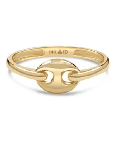 Devata Mariner Ring In 14k Gold Size Approx. Grams