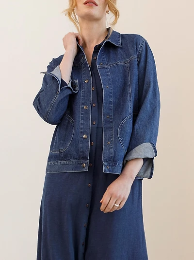 Celtic & Co. Women's Denim Western Jacket