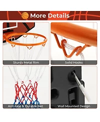 Indoor Outdoor Basketball Games with Large Shatter-proof Backboard