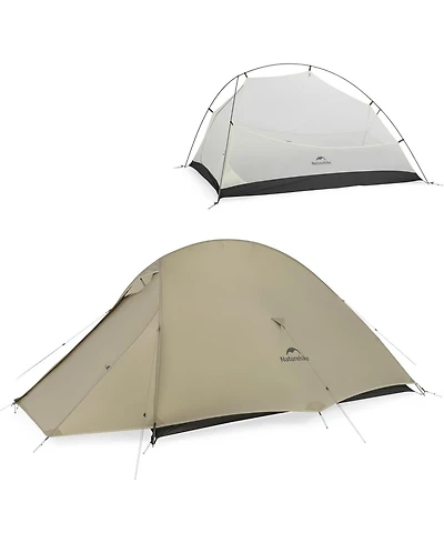 Naturehike 2 Person Tent Lightweight Backpacking Tent with Footprint - Free Standing Ultralight Camping Hiking Backpack Tents