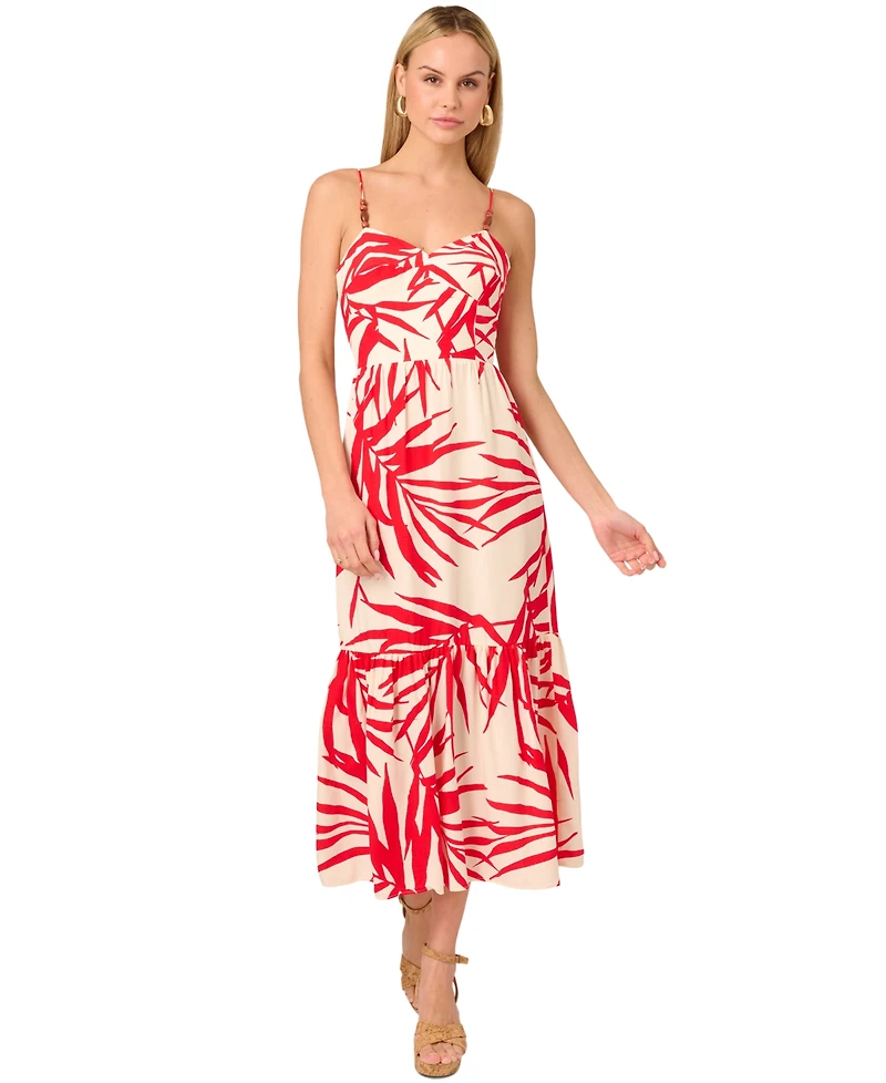 Adrianna by Papell Printed Sleeveless Midi Dress