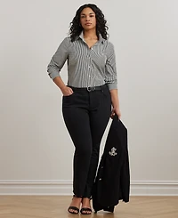 Lauren Ralph Plus-Size Easy Care Cotton Shirt