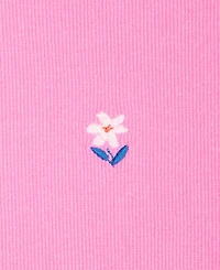 Epic Threads Little & Big Girls Floral Embroidery Rib T-Shirt, Exclusively at Macy's