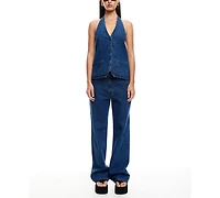 Lioness Women's Hills Denim Halter Top