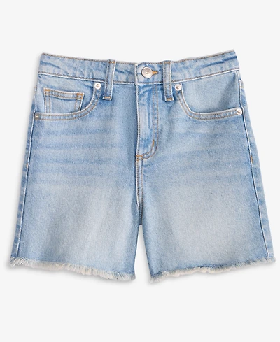 Little & Big Girls Light Wash Bergenia Denim Shorts, Exclusively at Macy's