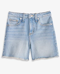 Little & Big Girls Light Wash Bergenia Denim Shorts, Exclusively at Macy's