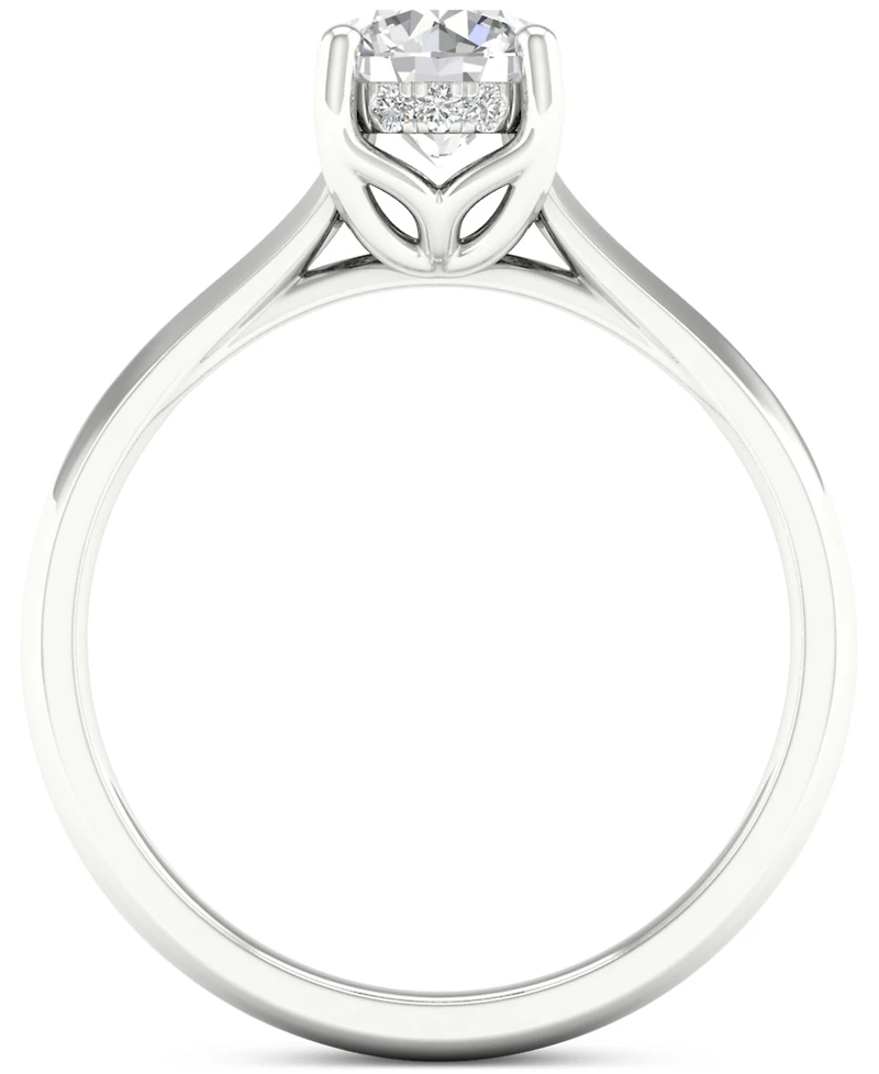 Diamond Hidden Halo Engagement Ring (3/4 ct. t.w.) in 14k White Gold