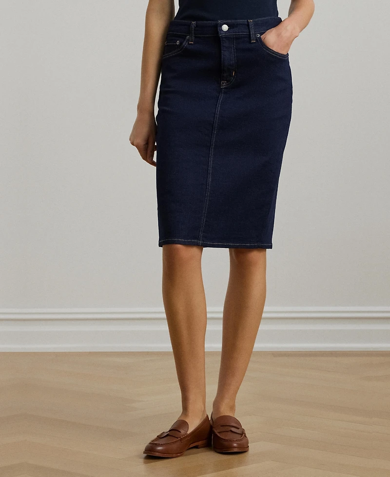 Lauren Ralph Denim Skirt