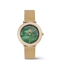 Daniel Wellington Women's Analog Gold-Tone Stainless Steel Watch, 32mm