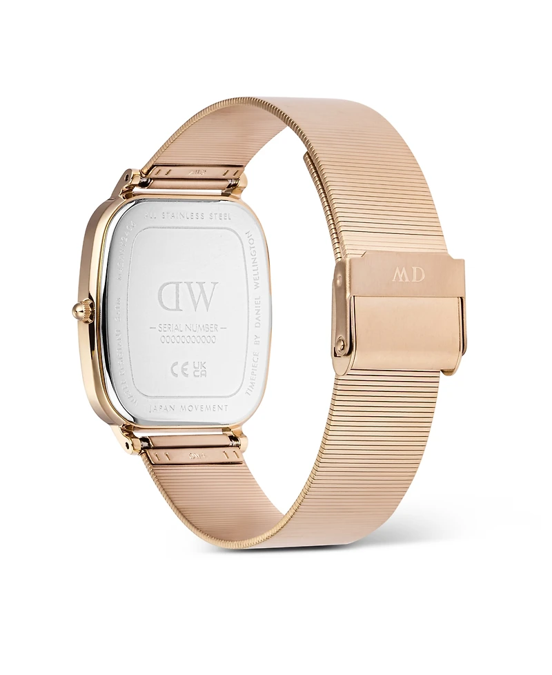 Daniel Wellington Men's Analog Rose Gold-Tone Stainless Steel Watch, 32mm