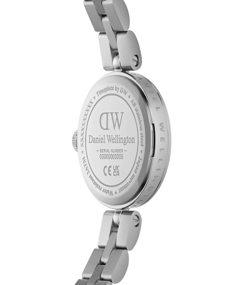 Daniel Wellington Unisex Analog Silver-Tone Stainless Steel Watch, 22mm