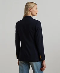 Lauren Ralph Women's Double-Breasted Wool Crepe Blazer