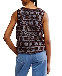 Free People Women's Towel Cotton Terry Sleeveless Top