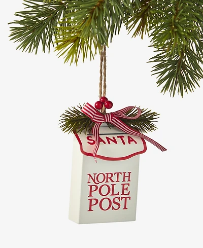 Holiday Lane Heritage North Pole Post Ornament, Macy's Exclusive