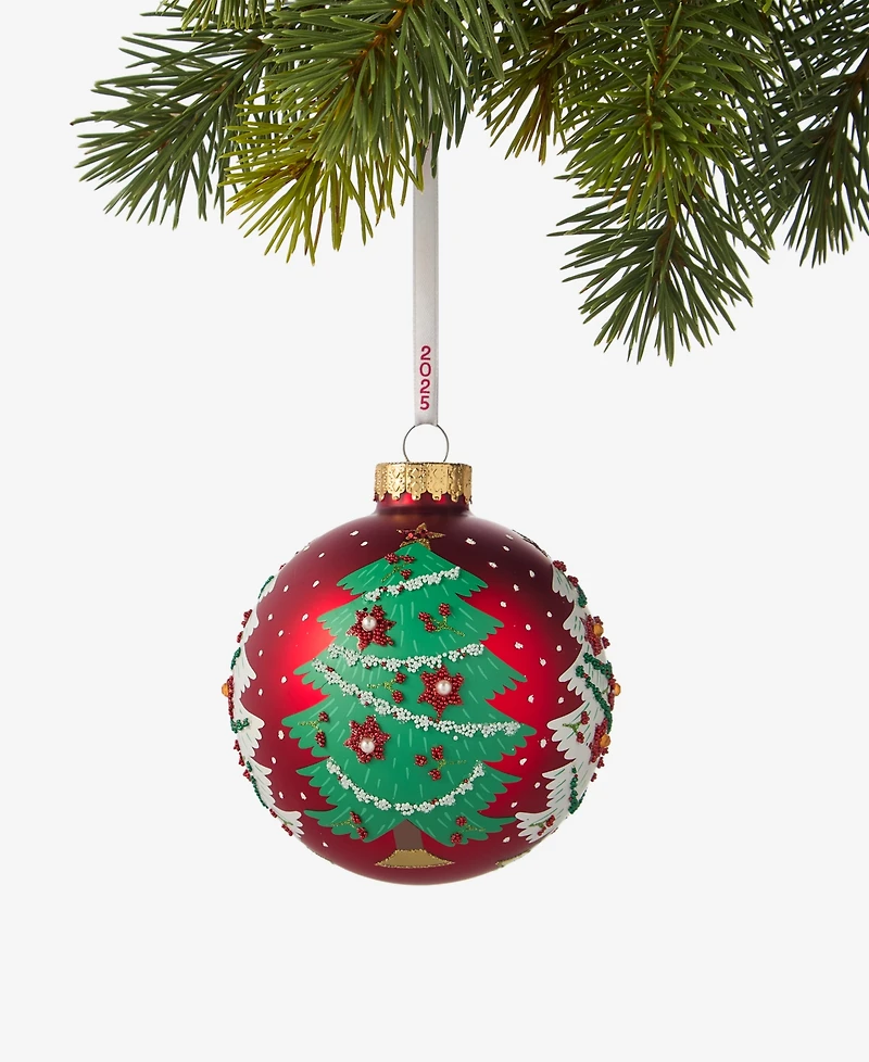 Holiday Lane Christmas Cheer Tree Ball Ornament, Macy's Exclusive