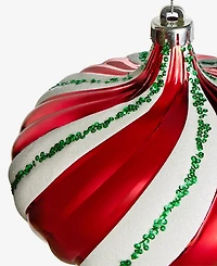 Holiday Lane Christmas Cheer Swirl Onion Ornament, Macy's Exclusive