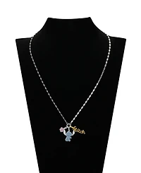 Disney Cubic Zirconia Lilo and Stitch Pendant Necklace