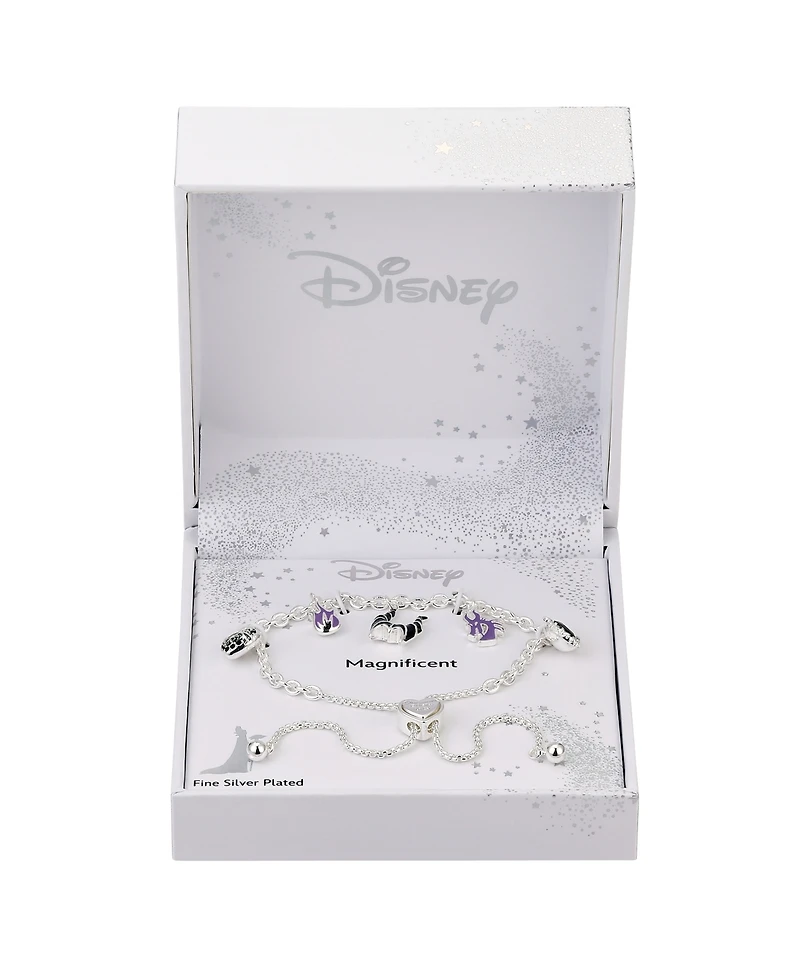 Disney Crystal Maleficent Bolo Bracelet