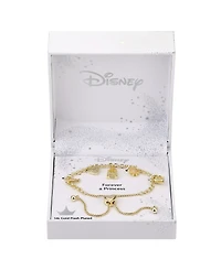 Disney Cubic Zirconia and Crystal Princess Bolo Bracelet