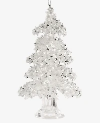 Holiday Lane Christmas Glitters Clear Tree Ornament, Macy's Exclusive