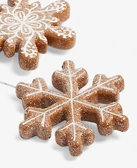Holiday Lane Gingerbread Village Snowflake Pick Ornament, Macy's Exclusive