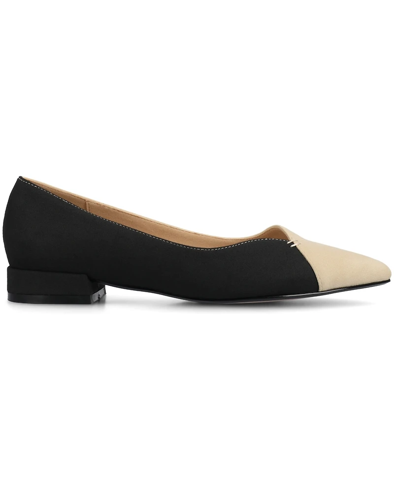 Journee Collection Women's Carmin Pointed Toe Flats