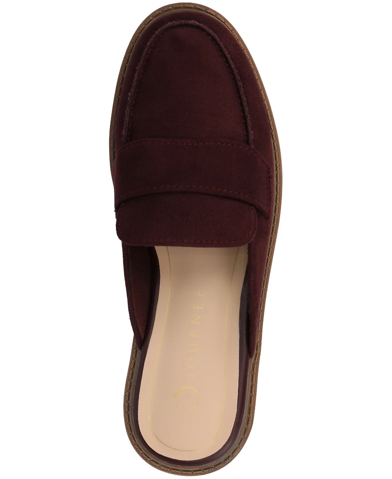 Journee Collection Women's Miycah Slip On Mary Jane Mules