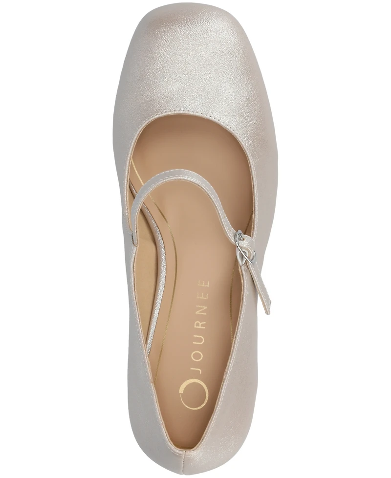 Journee Collection Women's Okenna Square Toe Pumps