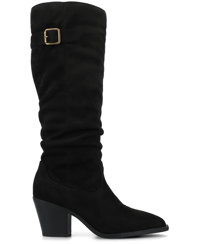 Journee Collection Women's Kaleah Pointed Toe Slouchy Boots