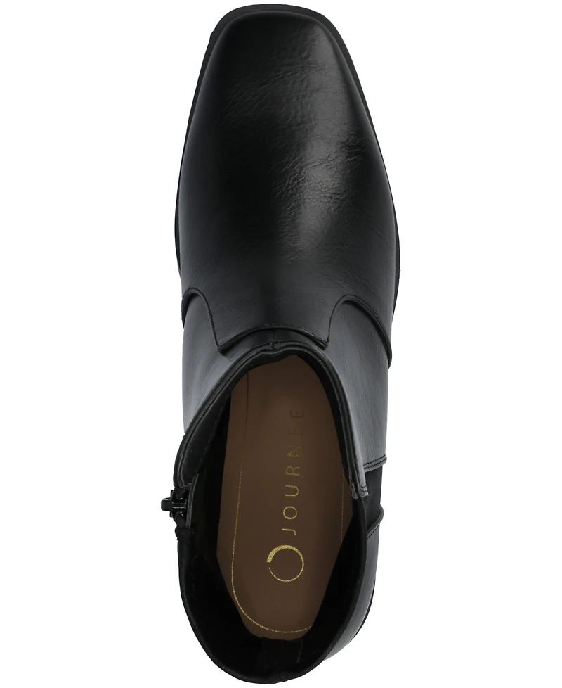 Journee Collection Women's Renna Block Heel Comfort Boots