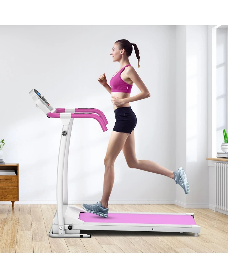 Folding Electric Treadmill with Led Display – Compact Design for Easy Storage and Fitness
