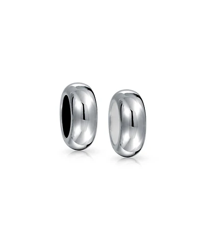 Bling Jewelry Set of 2 Clasp Spacer Charm Rubber Stopper Bead Sterling Silver for Bracelet